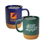DW-7652 Mugs with Lid and Cork Base 385 ml