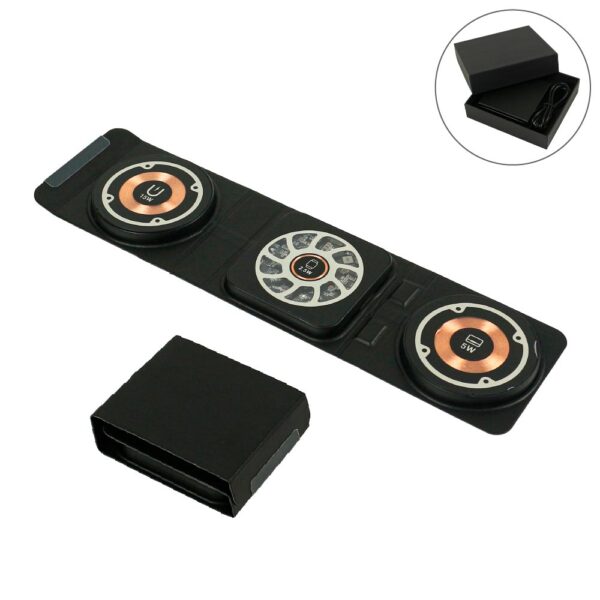 TG-7359 3-in-1 Foldable Wireless Charger for Mobile, iWatch and Earbuds