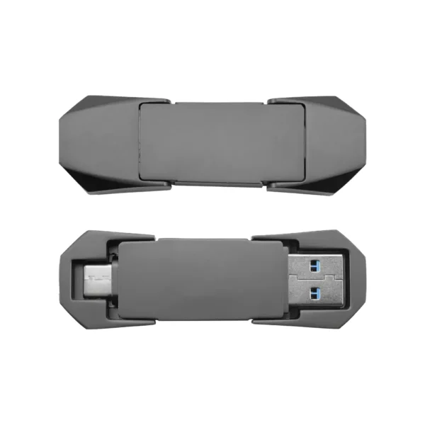 TG-7303 OTG USB Flip in Gun Metal 32GB V. 3.0 Type C Flip Magnetic Cap