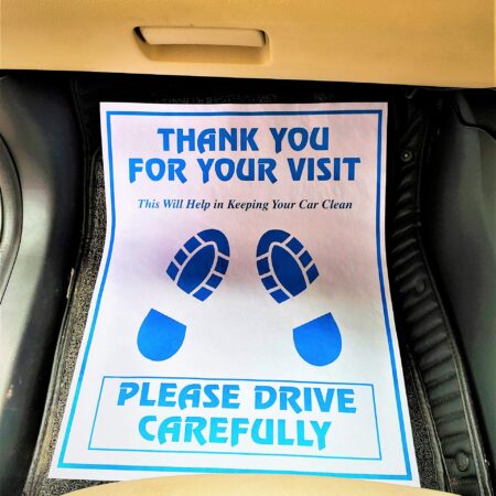 Car Mat - 1 or 2 Color (Wood free 100 gsm)