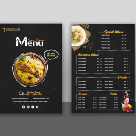 Menu Cards
