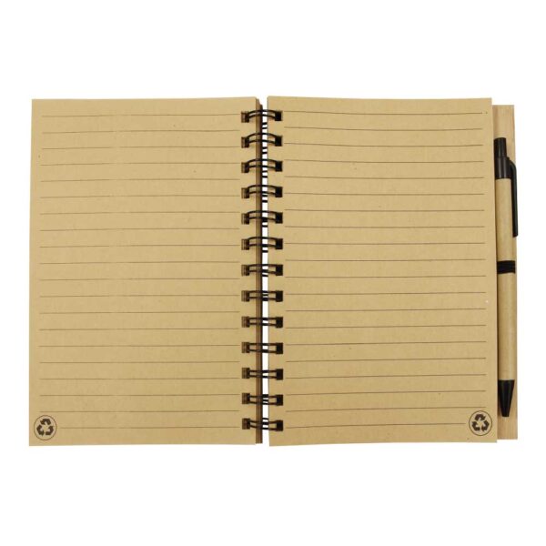 ST-9333 Bamboo Notebook with Pen