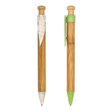 ST-9371 Bamboo with Wheat Straw Pens