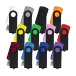TG-7322 Black Swivel USB Flash Drives