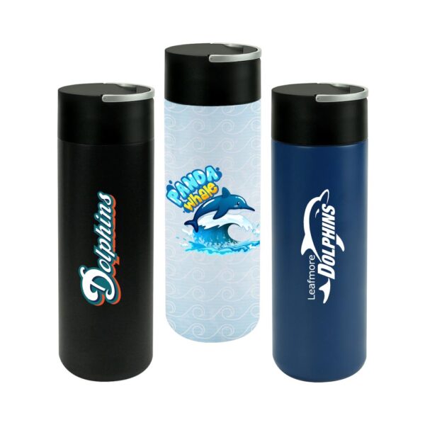 DW-7641 Double Wall SS Bottles, Twist-off Lid with Phone Holder 600ml