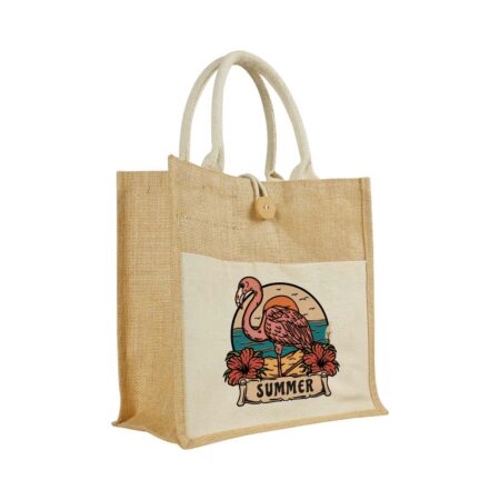 Branding-Jute-Bag-with-Front-Cotton-Pocket-and-Button-JSB-16