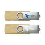 TG-7311 OTG Bamboo Swivel USB Flash Drives 32GB Type C