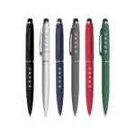 ST-9422 Stylus Metal Pens Rubberized & Twist-action