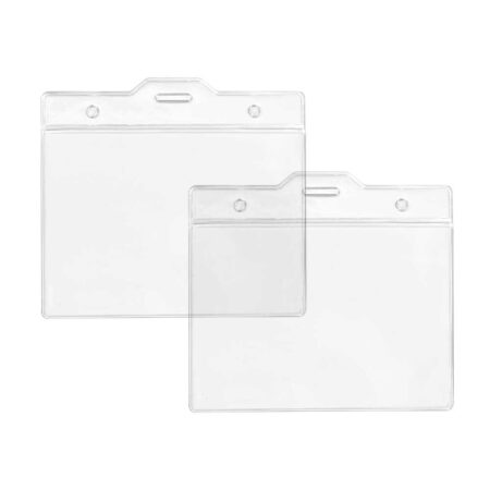 ID-605 Clear Plastic ID Card Holder