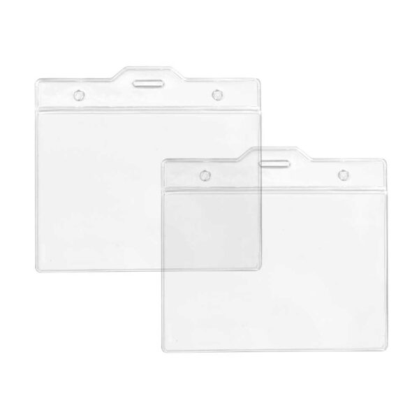 ID-605 Clear Plastic ID Card Holder