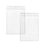 ID-606 Clear Plastic ID Card Holder