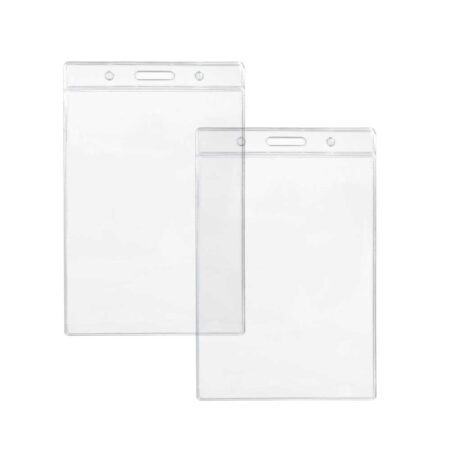 ID-606 Clear Plastic ID Card Holder