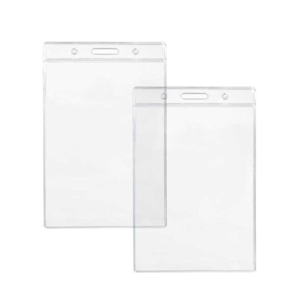 ID-606 Clear Plastic ID Card Holder