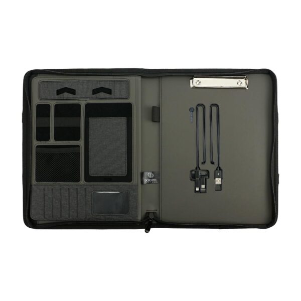 ST-9346 Portfolio A4, Wireless Powerbank 8000mAh & LED Logo