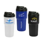 DW-7646 Double Wall Tumblers Flip-top PP Lid in 473ml