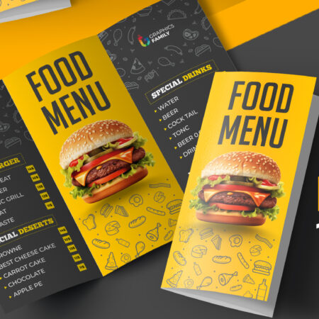Trifold Menu Cards