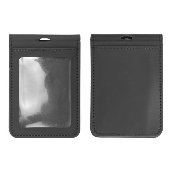 ID-615 PU Leather Foldable ID Card Holder with Lace & Hook