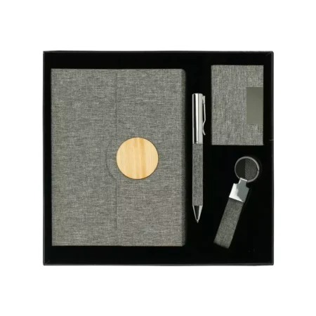 CG-8624 Promotional rPET Gift Sets in Black Cardboard Box