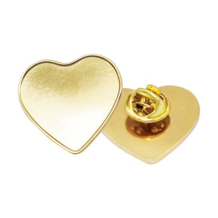 PB-808 Heart Shape Metal Badges