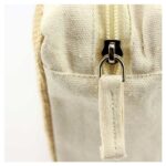 PK-505 Natural Jute with Cotton Zipper Pouches