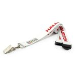 LY-618 Lanyard with Safety Buckle & Crocodile Clip