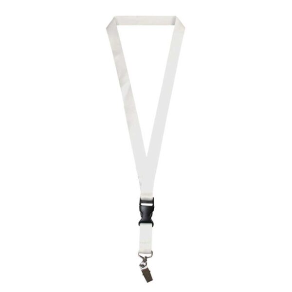 LY-618 Lanyard with Safety Buckle & Crocodile Clip