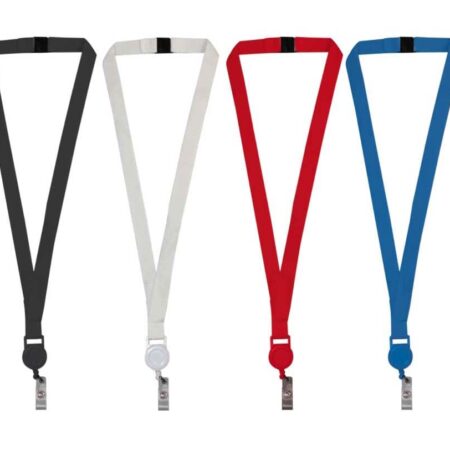 ly-624 Lanyard with Reel Badge and Safety Lock