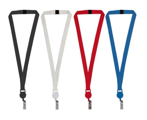 ly-624 Lanyard with Reel Badge and Safety Lock