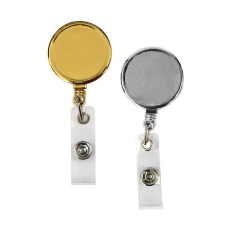 ID-602 Round Metal Reel Badges