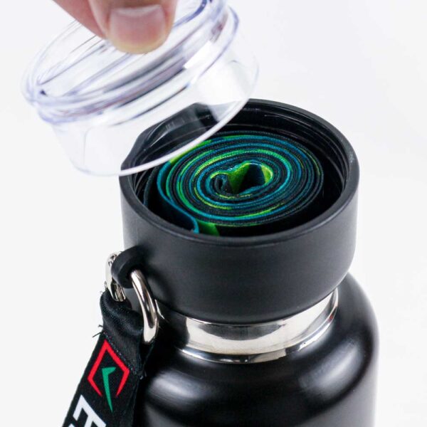 DW-7642 Multi-function SS Bottles, Double Wall, Base Cup, Lanyard, 500ml