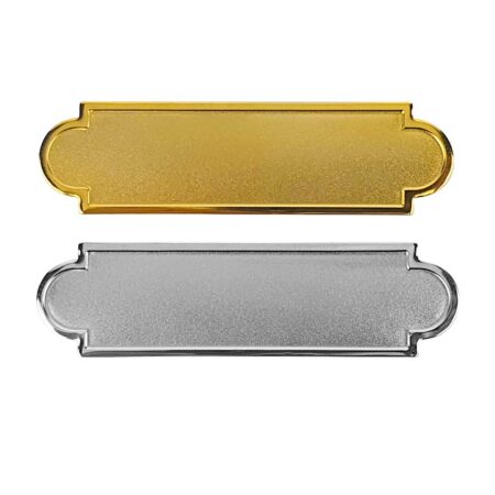 PB-801 Metal Name Badges in Gold and Silver Colors