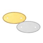 PB-809 PVC Injected Oval Name Badges