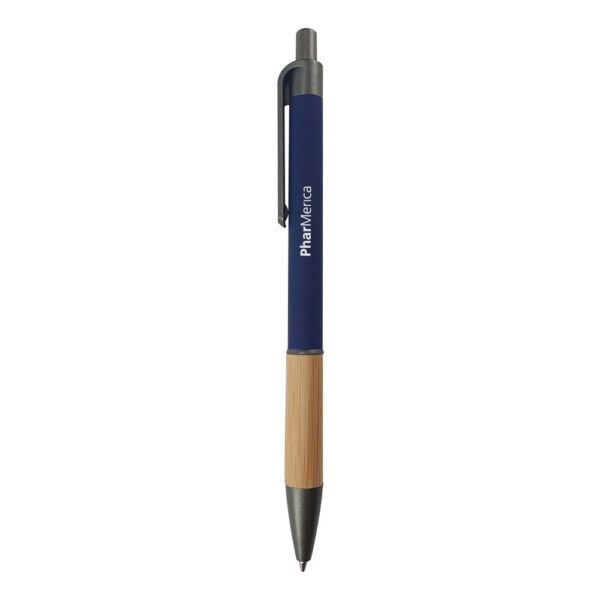 ST-9433 Push Button Ballpoint Pens with Bamboo Grip