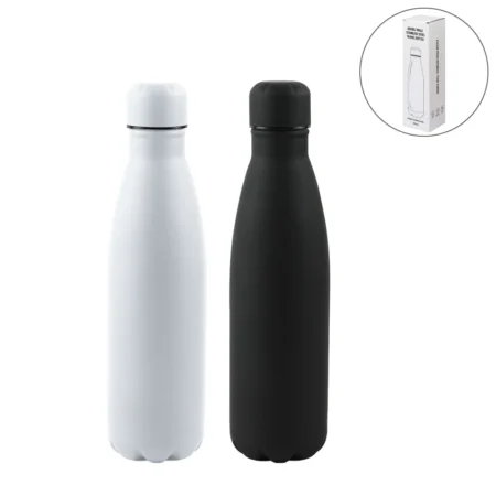 DW-7613 Premium Soft Touch Matt Cola Bottles in Stainless Steel, 500ml