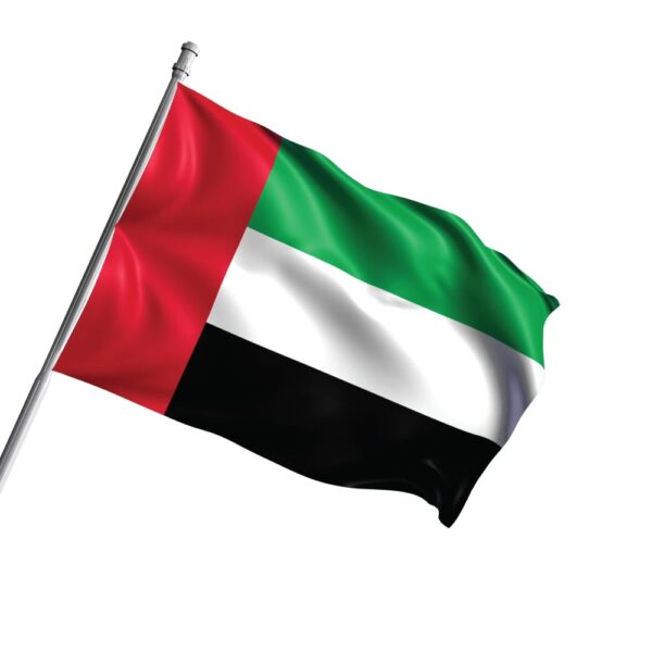 SG-7006 UAE Flags in Satin Material Size 150 x 90 cm