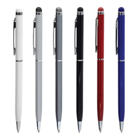 ST-9416 Slim Metal Pens with Stylus