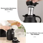 SG-7045 Arabic Tea & Coffee Pot with Cups Set 1000 ml – Ramdan Gifts
