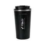 DW-7631 LED Temperature Display Black Tumblers Stainless Steel 510ml
