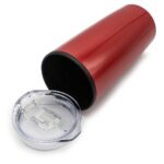 DW-7607 Double-Wall Travel Mugs with Clear Lid