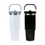 DW-7634 Tumbler with Handle & Straw SS Double Wall 900ml