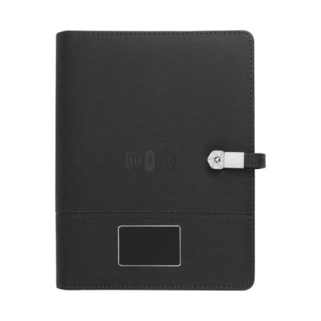 ST-9345 Wireless Powerbank Portfolio with USB & Light up Logo
