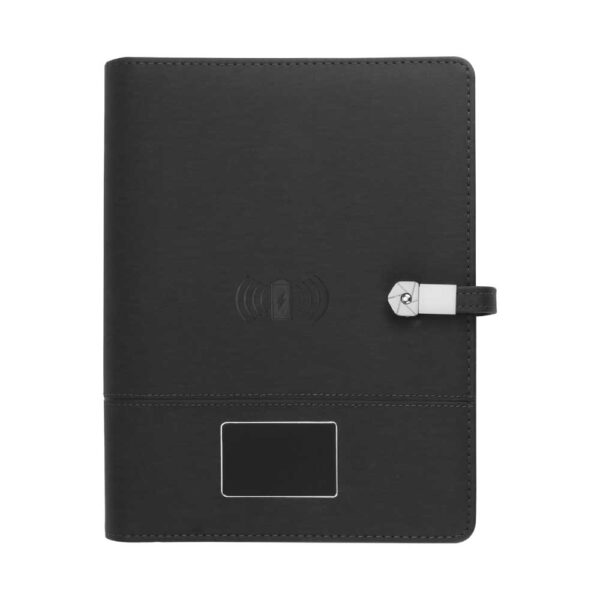 ST-9345 Wireless Powerbank Portfolio with USB & Light up Logo