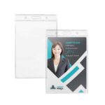 ID-606 Clear Plastic ID Card Holder