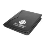 ST-9347 Leather Portfolio with Zipper and Calculator