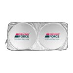 TG-7369 Silver Nylon Car Sunshades Custom Promotional Item