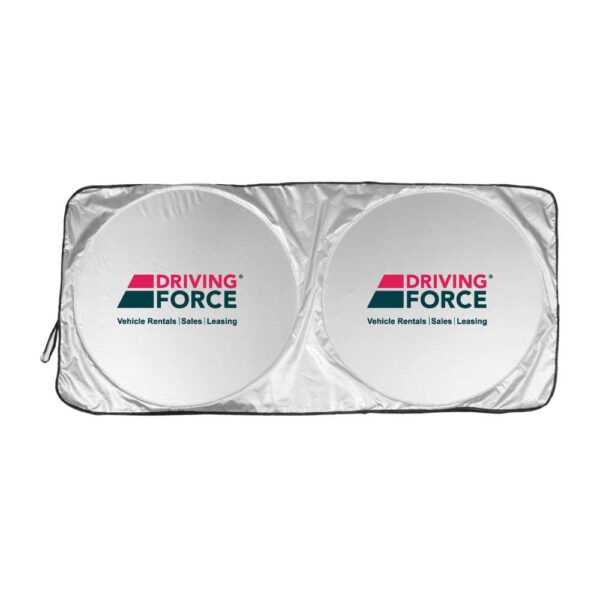 TG-7369 Silver Nylon Car Sunshades Custom Promotional Item