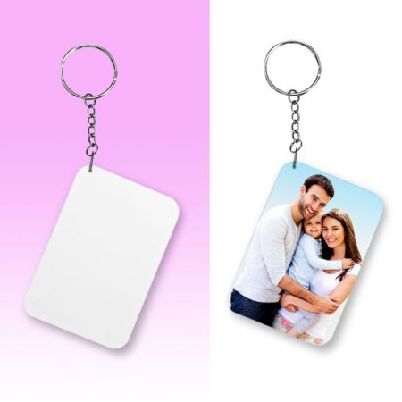 GN-1005 Rectangular Customized Keychain