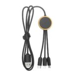 TG-7368 3-in-1 Multi-Charging Cable with Light-up Logo