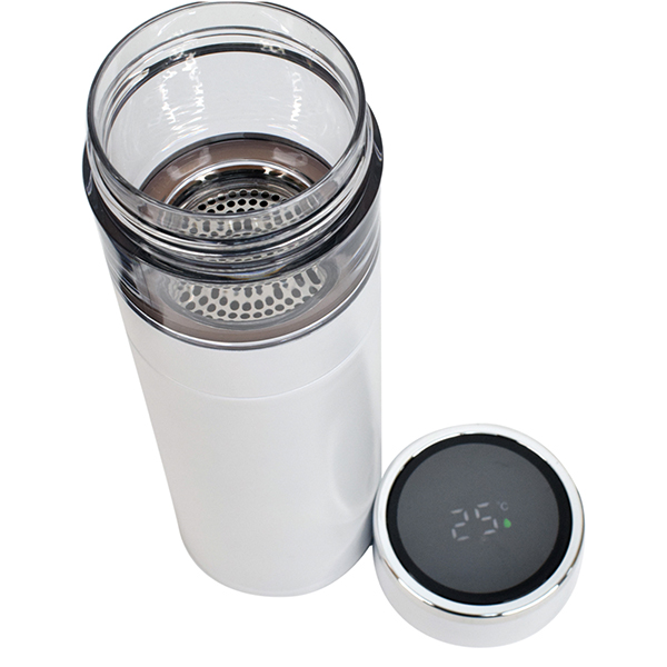 DW-7676  LED TEMPERATURE DISPLAY, TEA INFUSER BOTTLE