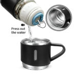 DW-7673 STAINLESS STEEL VACUUM FLASK WITH COFFEE MUG